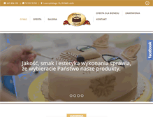Tablet Screenshot of cukierniazbyszek.pl